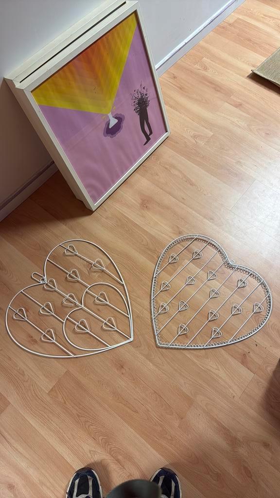 Foto- houder hartje - Memobord, Huis en Inrichting, Woonaccessoires | Memoborden, Gebruikt, Overige typen, Ophalen