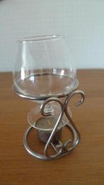 Steun + glas alcoholverwarmer, Ophalen of Verzenden