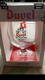 Nieuwe Duvel glazen in geschenk doos 3 stuks, Ophalen of Verzenden, Zo goed als nieuw, Duvel