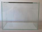 Leeg glazen aquarium met glas afdekplaat - 40x30x30 cm, Ophalen, Zo goed als nieuw, Leeg aquarium