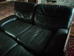 Lederen 2zit zetel, Huis en Inrichting, Ophalen, Leer