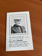 Rouwkaart 100-Jarige H.Debaene  Oostkamp 1883 + 1983, Verzamelen, Bidprentjes en Rouwkaarten, Verzenden, Rouwkaart