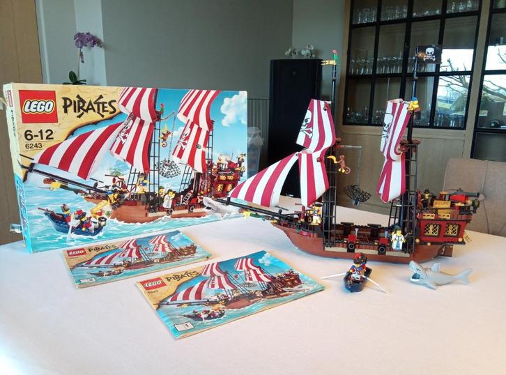 LEGO Pirates 6243 Brickbeard's Bounty MET DOOS, Kinderen en Baby's, Speelgoed | Duplo en Lego, Zo goed als nieuw, Lego, Complete set