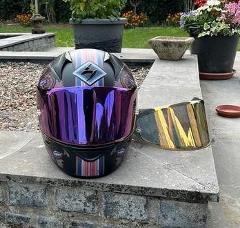 Scorpion helm Maat M met 3 extra vizieren 2 zijn er pinlock, Enlèvement ou Envoi, Utilisé, Medium, Scorpion