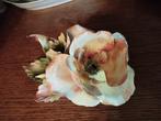 Figurine vintage bouquet floral porcelaine Capodimonte, Antiquités & Art, Enlèvement