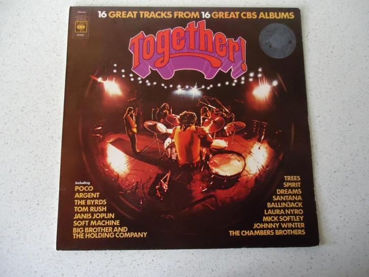 LP "Together" 16 Great Tracks from 16 Great CBS Albums anno, Cd's en Dvd's, Vinyl | Verzamelalbums, Gebruikt, Pop, 12 inch, Ophalen of Verzenden