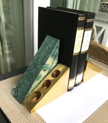 Boekensteunen Design Brons & Marmer 4 Unieke stukken✨🤗🎁👌 beschikbaar voor biedingen