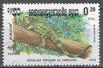 Kampuchea 1983 - Yvert 400 - Iguana (ST), Verzenden