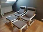 Deux fauteuils Poang Ikea comme neuf, Ophalen, Zo goed als nieuw, Twee