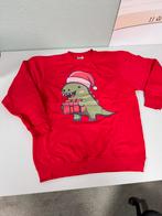 Dinosaurus Dino Christmas Kersttrui trui L rood sweater, Ophalen of Verzenden, Nieuw, Maat 52/54 (L), Rood