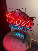 Publicité Coors light old Neon, Collections, Marques & Objets publicitaires, Table lumineuse ou lampe (néon), Utilisé, Enlèvement ou Envoi