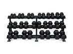 Set d'haltères hexagonaux Martech 5–40KG + rack à 3 niveaux, Ophalen of Verzenden, Martech europe, Martech europe, Martech europe