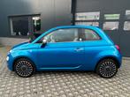Fiat 500 Mirror - Slechts 26000 km - Nieuwstaat, Autos, Fiat, Tissu, Jantes en alliage léger, Bleu, Carnet d'entretien