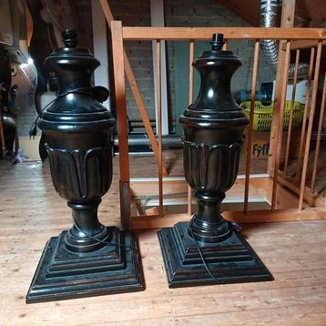 Grote zware exclusieve tafellampen van Maison Sucre  beschikbaar voor biedingen