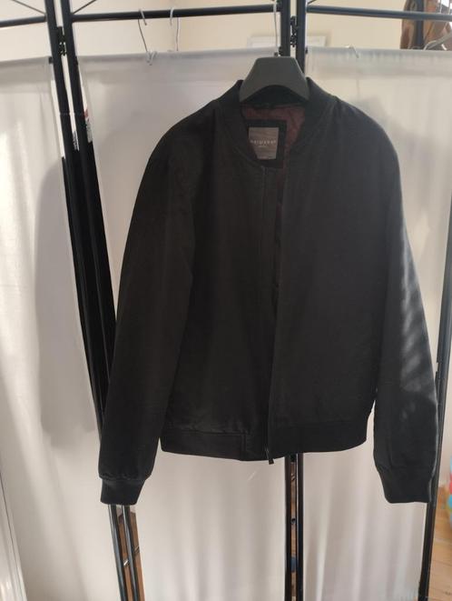 ZWARTE JAS VOOR HEREN, Kleding | Heren, Kostuums en vesten, Nieuw, Maat 46 (S) of kleiner, Zwart, Ophalen