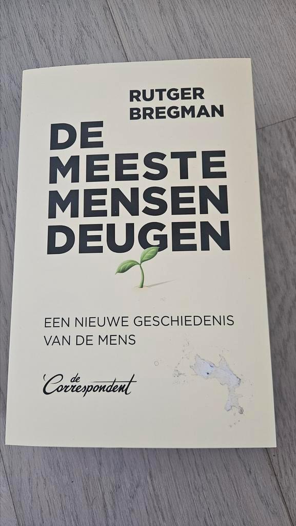 Rutger Bregman - De meeste mensen deugen, Boeken, Overige Boeken, Zo goed als nieuw, Ophalen of Verzenden