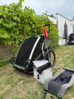 Thule chariot cab 2 fietskar - zo goed als nieuw, Fietsen en Brommers, Ophalen, Opvouwbaar, Zo goed als nieuw, Thule