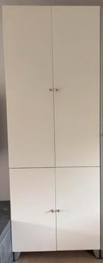 Witte kast Hülsta H223 cm B80 cm D40cm, Ophalen, 200 cm of meer, 50 tot 100 cm, Modern