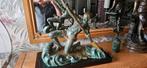 Statue art nouveau signé Ouline, Ophalen