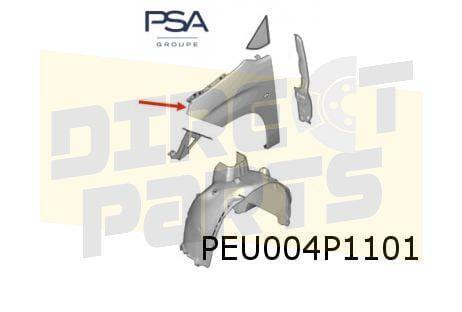 Peugeot Partner (11/18-) voorscherm Links (zonder gaten voor, Auto-onderdelen, Carrosserie, Spatbord, Citroën, Fiat, Opel, Peugeot