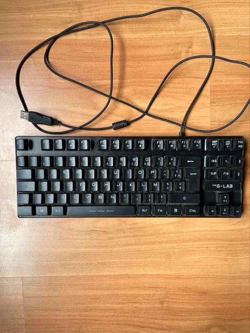 Gaming toetsenbord, Computers en Software, Toetsenborden, Zo goed als nieuw, Azerty, Bedraad, Gaming toetsenbord, Ophalen of Verzenden