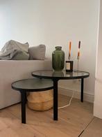 2  ronde salontafels van glas en staal - Kave Home, Ophalen, Zo goed als nieuw, Glas