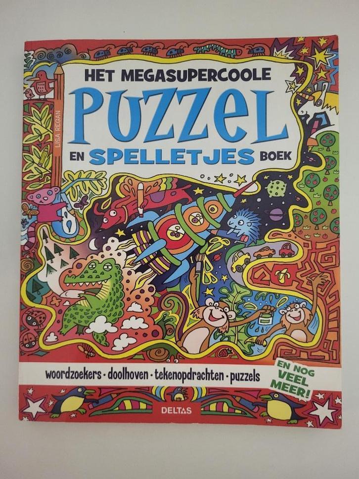 Lisa Regan - het megasupercoole puzzel- en spelletjesboek, Boeken, Hobby en Vrije tijd, Gelezen, Overige onderwerpen, Geschikt voor kinderen