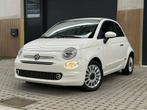 Fiat 500 1.2i Lounge/Auto /Garantie /Carplay/ Clim/Led, Auto's, 4 zetels, Stof, 4 cilinders, Wit