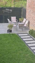 Tuinstoelen (stapelbaar) (6 stuks), Ophalen, Gebruikt, Metaal, Stapelbaar