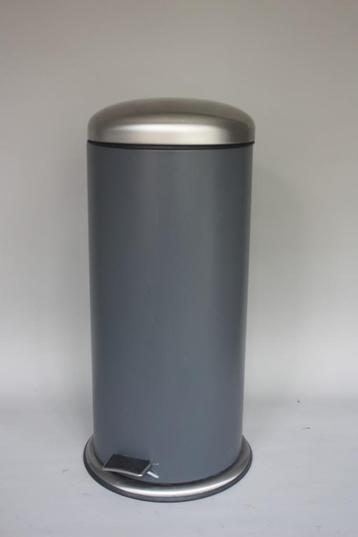 IKEA pedaalemmer / pedal bin 30L – grijs / roestvrij staal beschikbaar voor biedingen