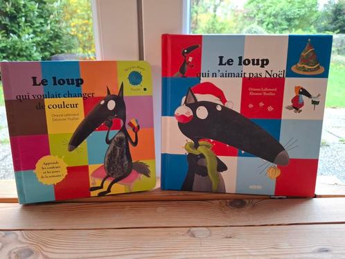 2 livres du Loup: voir les titres dans description, Boeken, Kinderboeken | Baby's en Peuters, Gelezen, Ophalen