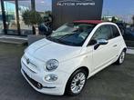 Fiat 500C 1.2i Lounge Cabrio Top staat GPS 75000km, Auto's, 4 zetels, 50 kW, 1242 cc, Cabriolet