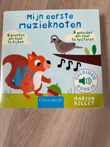 Mijn eerste muzieknoten geluidenboekje beschikbaar voor biedingen
