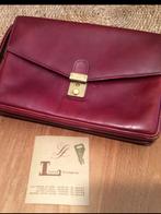 Pochette en cuir bordeaux, Kleding | Heren, Overige Herenkleding, Ophalen of Verzenden