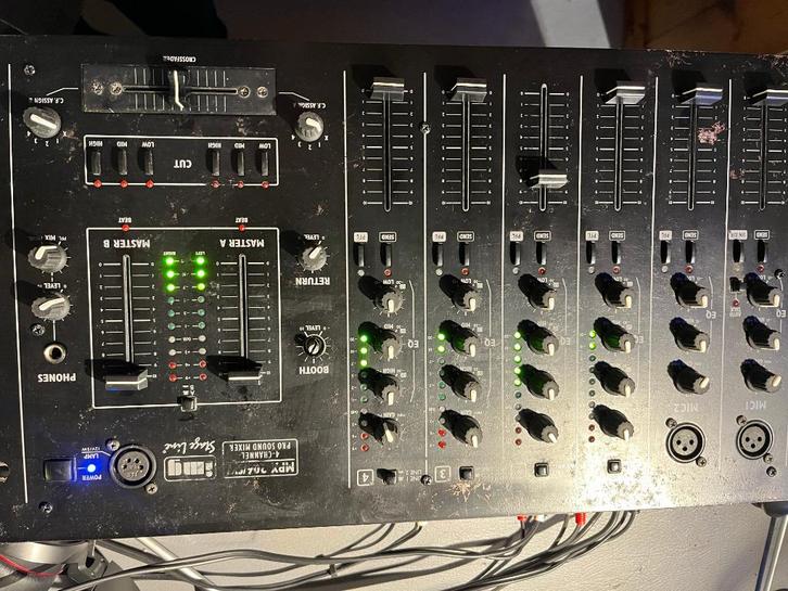 Img Stageline MPX 206/SW Mixer, Muziek en Instrumenten, Mengpanelen, Gebruikt, Minder dan 5 kanalen, Microfooningang, Ophalen