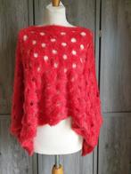 speciale zachte fluffy korte losse trui/gaten rood Nieuw TU, Vêtements | Femmes, Taille 42/44 (L), Rouge, Enlèvement ou Envoi