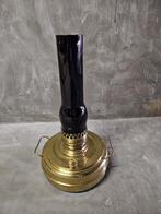 Antiek koperen olielamp, Ophalen