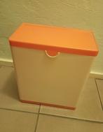 Poubelle cuisine vintage collector plastique orange nice, Enlèvement