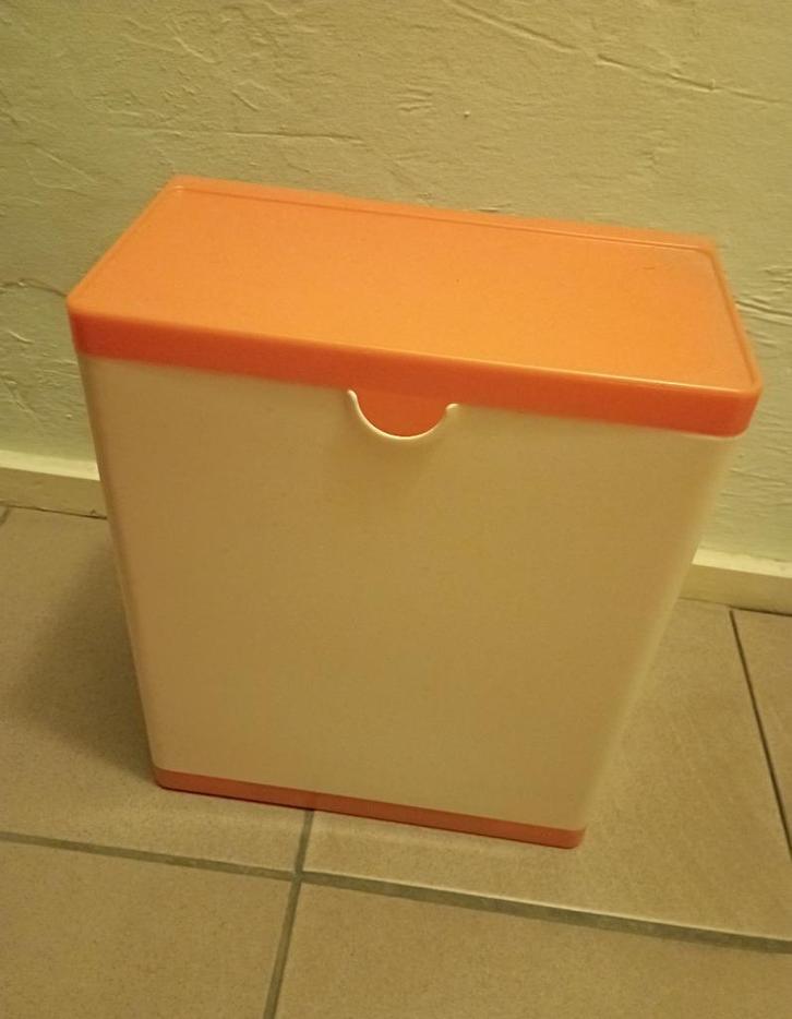 Déco design vintage Hakle collector plastique orange nice, Antiek en Kunst, Curiosa en Brocante, Ophalen