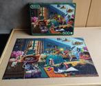 puzzel cats in the attic falcon de luxe 500 stuks, Ophalen of Verzenden, 500 t/m 1500 stukjes, Zo goed als nieuw, Legpuzzel