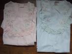 2 identieke vintage slaapkleedjes S van Carina (roze,blauw), Kleding | Dames, Nieuw, Ophalen of Verzenden, Carina, Maat 36 (S)