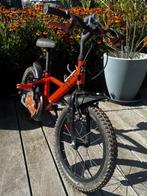 Vélo 16 pouces Btwin orange déco robot, Enlèvement, Utilisé, 16 à 20 pouces, BTwin Décathlon