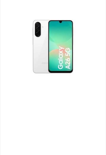 Samsung A26 5g wit aangekocht bij mediamarkt 1/8, Enlèvement, Comme neuf, Blanc
