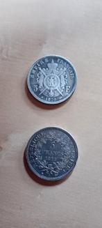 Zilvermunten Frankrijk, Ophalen of Verzenden, Frankrijk, Losse munt, Zilver