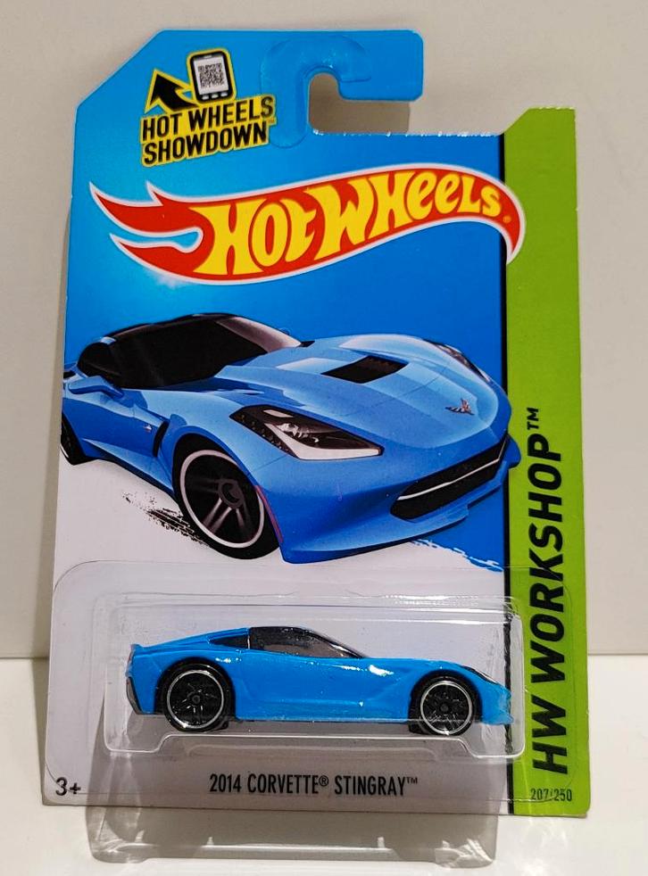 Hot Wheels 2014 Corvette Stingray Blauw (2013), Hobby & Loisirs créatifs, Voitures miniatures | Échelles Autre, Enlèvement ou Envoi