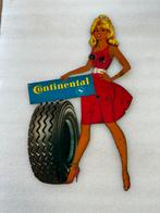 Continental oude reclame Pin-Up !, Verzamelen, Reclamebord, Gebruikt, Ophalen of Verzenden
