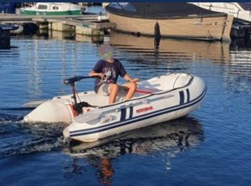 Suzumar 265 Airdeck Rubberboot inclusief electromotor, Autres marques, Airdeck, Comme neuf, Électrique