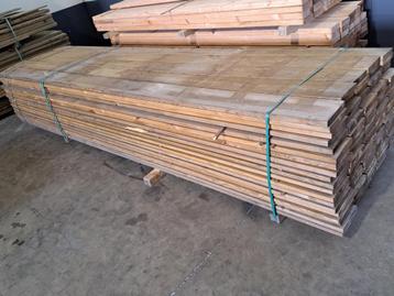 GOEDKOOP! Lot of 2 loten: Planken (geïmpregneerd): 28x185x4m beschikbaar voor biedingen