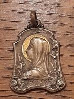 Antieke zilveren hanger, souvenir notre dame de lourdes, Antiek en Kunst, Antiek | Religieuze voorwerpen, Ophalen of Verzenden