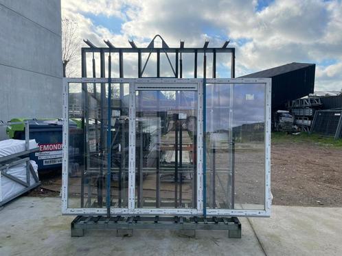 Raam 3-delig wit - zie foto, Doe-het-zelf en Bouw, Raamkozijnen en Schuifdeuren, Nieuw, Raamkozijn, Kunststof, 150 tot 225 cm